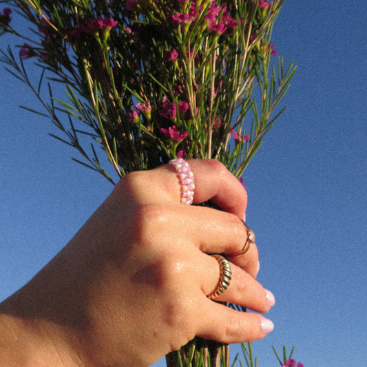 PINK RUNTZ RING